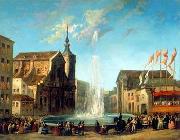 unknow artist European city landscape, street landsacpe, construction, frontstore, building and architecture. 152 oil painting reproduction